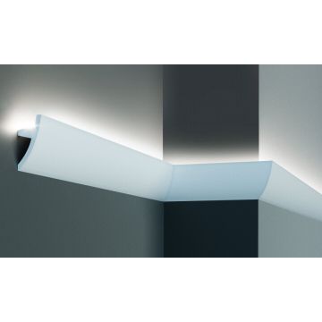 Profil pentru banda LED din poliuretan Flexibil KF502F - 7.5x3.6x200 cm