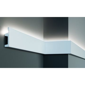Profil pentru banda LED din poliuretan Flexibil KF504F - 10.2x2.5x200 cm