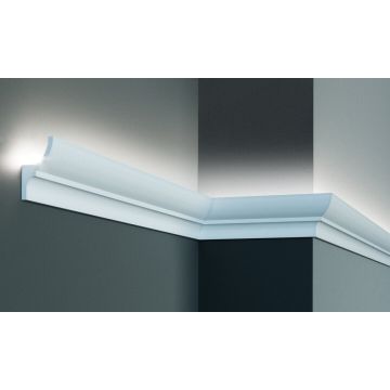Profil pentru banda LED din poliuretan Flexibil KF701F - 7x4x200 cm