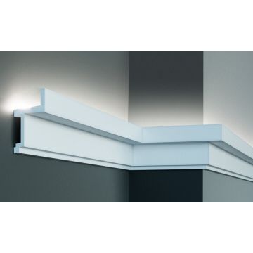 Profil pentru banda LED din poliuretan Flexibil KF705F - 11.1x6x200 cm