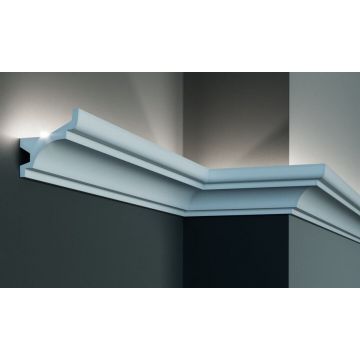 Profil pentru banda LED din poliuretan KF716 - 7.9x8x200 cm