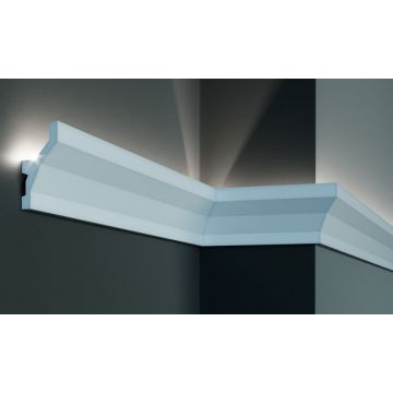 Profil pentru banda LED din poliuretan KF719 - 9.7x4.5x200 cm