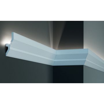 Profil pentru banda LED din poliuretan KF720 - 10x3.7x200 cm