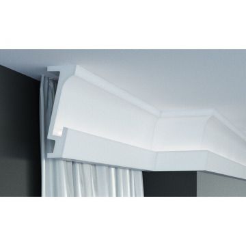 Profil pentru banda LED din poliuretan KF804 - 16x5.6x200 cm
