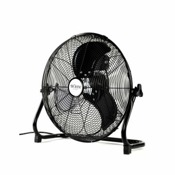 Ventilator de podea Bohm 16  , 90W, 3 viteze, Unghi de inclinare reglabil, Negru