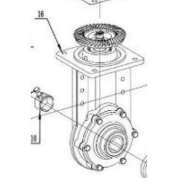 Ansamblu Reductor pentru motocultor Ruris 815