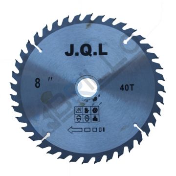 Disc circular 230 x 22.23 mm, 40 dinti, placat cu widia, pentru lemn și PAL, compatibil flex