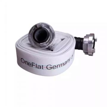 Furtun Pompieri, Furtun Irigatii Ultra Rezistent One Flat Germany - 4 Toli, Rola 20 m, 14 bari + cuple