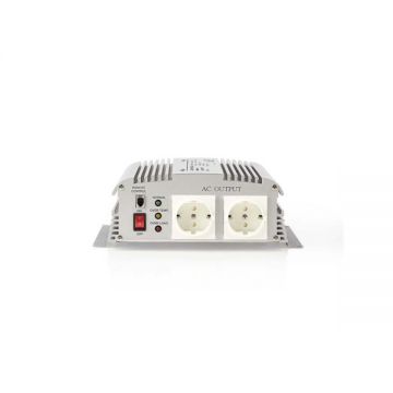 Invertor de tensiune cu unda sinusoidala 24 V DC - 230 V AC 1000 W, 2 x Schuko