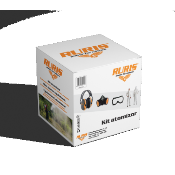 Kit echipament de lucru atomizor:casca, salopeta, ochelari, masca