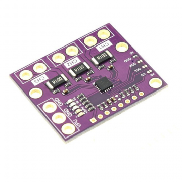 Senzor monitorizare tensiune si curent, 3CH, I2C, SMBUS, INA3221