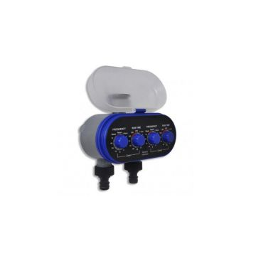 Temporizator electronic automat pentru grădină 2 orificii de evacuare