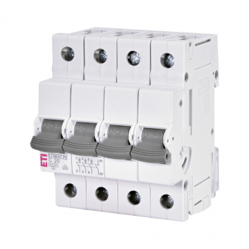 Aparat de protectie supracurent ETIMAT P6 3P+N C20 ETI 001900431