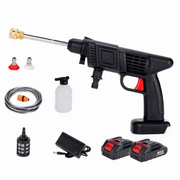 Aparat de spalat cu presiune portabil, 48V, 2 baterii, 25 bari, 240 l/h, Lider MX868