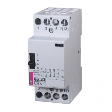 Contactor modular 4P 25A 230V AC DC ETI RD 25-22-R 002464062