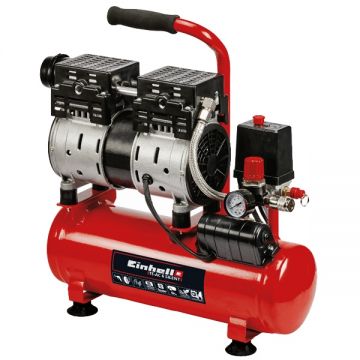 Einhell  TE-AC 6 Silent - Compresor fara ulei 550 W 6 l 110 l/min 8 bar