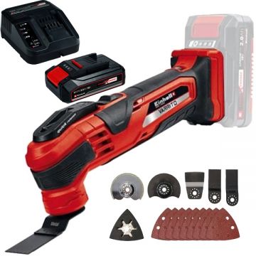 Einhell  TE-MG 18 Li VARRITO PXC + Starter Kit - Multicutter + Set 1 acumulator si incarcator Li-Ion 18 V 2.5 Ah