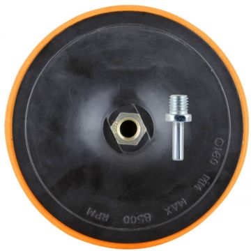 Evotools  674392 - Placa de slefuire rotunda cu scai 115 mm fara gauri compozitie - polizoare unghiulare bormasini