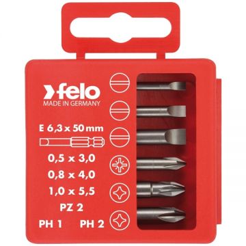 Felo  030 - Set capete de insurubare mixt 6 bucati
