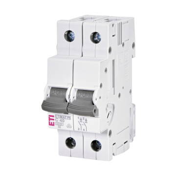 Intrerupator automat ETIMAT P6 2P C40 40A 6kA 001900234