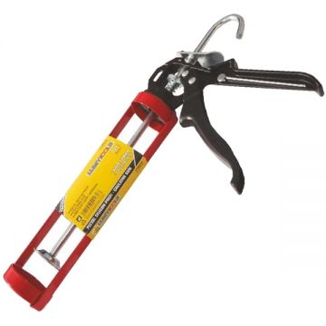 LumyTools  LT09130 - Pistol manual pentru silicon constructie deschisa 225 mm - ml