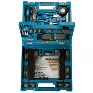 Makita  D-37194 - Set accesorii insurubare si burghie mixte 200 bucati