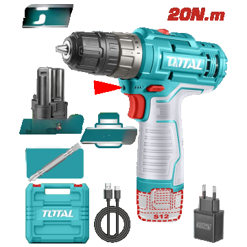 Masina De Gaurit Cu Acumulator 12v/led Li-ion Cu 2 Acumulatori 1.5ah