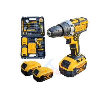 Masina de insurubat bormasina cu 2 acumulatori, 30 piese, 8AH, 48v, trusa cu valiza Protools CMP1664