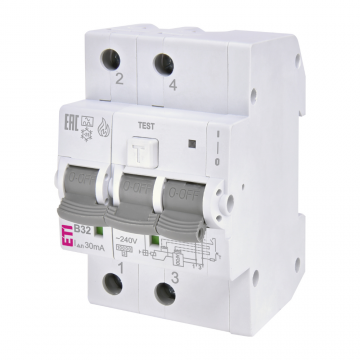 Protectie incendiu AFDD RCBO 3M2p A B25 ETI 002173817