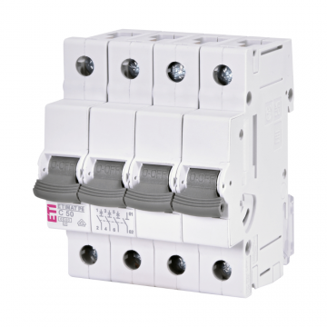Siguranta electrica ETIMAT P6 3P+N C50 IP20 AC ETI 001900435