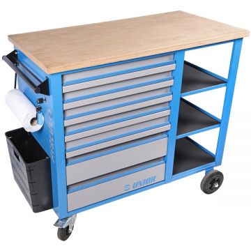 Unior  HERCULES - Dulap pentru scule  1080x550x955 mm 7  compartimente banc de lucru