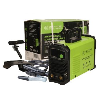 Aparat de sudura invertor 495A, cablu sudura 3m, functie anti-stick, protectie la suprasarcina, Accesorii incluse, afisaj digital, IP21S, 1.6-5mm, Craft-Tec MX953