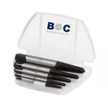 BOHRCRAFT  SE 5 - Set 6 extractoare suruburi rupte Nr. 1 - Nr. 6