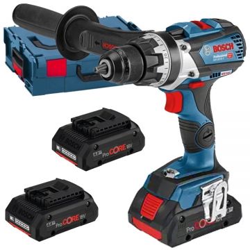 Bosch  GSR 18V-110 C - Masina de gaurit si insurubat cu 3 acumulatori Li-Ion 18 V 4 Ah 110 Nm valiza speciala