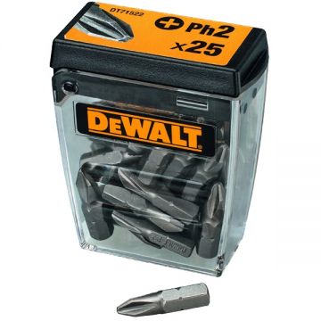 DeWalt  DT71522 - Set capete de insurubare profil PH2 25 bucati