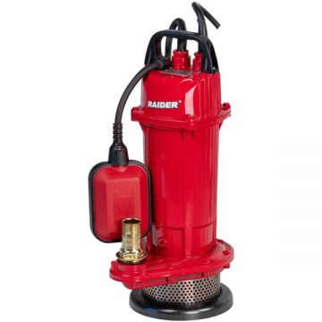Raider  RD-CAWP50 - Pompa submersibila de drenaj apa curata 370 W 7 m 34 l/min carcasa - flotor monofazata