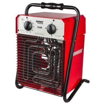 Raider  RD-EFH17 - Aeroterma electrica 5 kW 800 m3/h 2 trepte calorice monofazata
