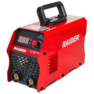 Raider  RD-MIW160 - Invertor sudura MMA 140 A 1.6-3.2 mm display digital monofazat