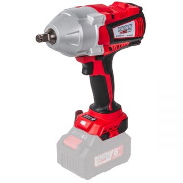 Raider  RDP-BCIW20 - Masina de insurubat cu impact fara acumulatori si incarcator Li-Ion 20 V - Ah patrat 1/2 inch 1800 Nm -