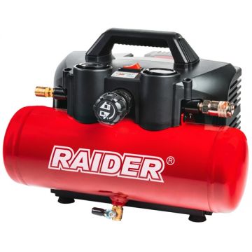 Raider  RDP-J4AC20 - Compresor fara acumulatori si incarcator Li-Ion 20 V - Ah 8 bar