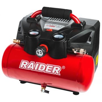 Raider  RDP-J6AC20 - Compresor fara acumulatori si incarcator Li-Ion 20 V - Ah 9 bar