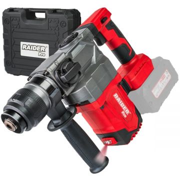Raider  RDP-YBRH20 - Rotopercutor SDS-Plus fara acumulatori si incarcator Li-Ion 20 V - Ah 3 J valiza plastic