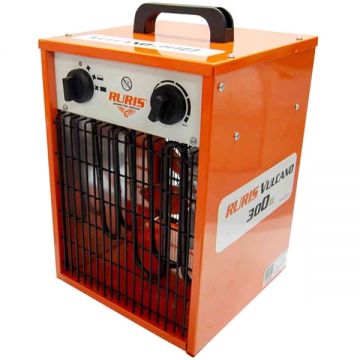 Ruris  Vulcano 300 - Aeroterma electrica 3 kW 514 m3/h 3 trepte calorice monofazata