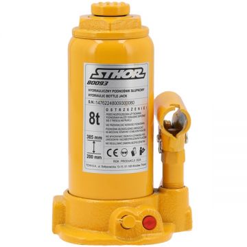 Sthor  80093 - Cric auto hidraulic tip butelie 385 mm 8 T