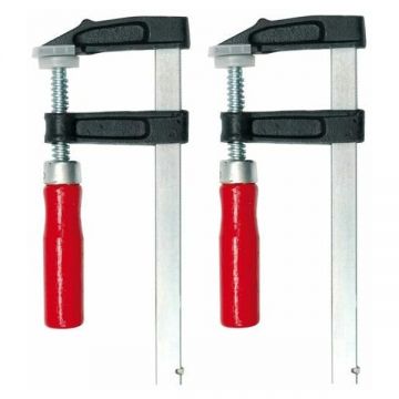 Vorel  38150 - Set menghine rapide tip F 50x150  mm strangere prin insurubare 2 bucati