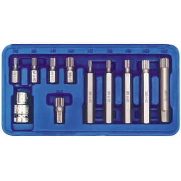 Vorel  66770 - Set capete de insurubare profil SPLINE 11 bucati