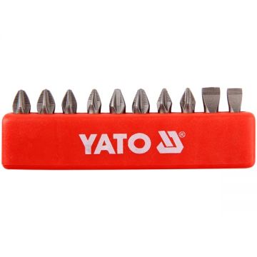 Yato  YT-0482 - Set capete de insurubare mixt 10 bucati