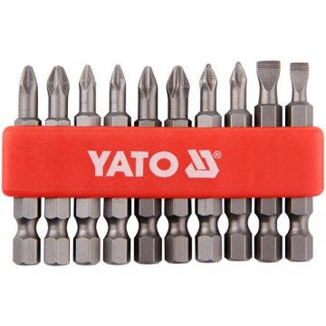 Yato  YT-0483 - Set capete de insurubare mixt 10 bucati