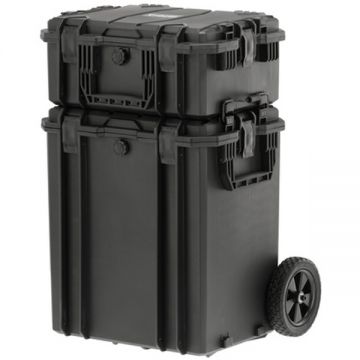Yato  YT-08896 - Cutie din plastic 465x355x512/205 mm maner transport sistem clipsare stocare supraetajata