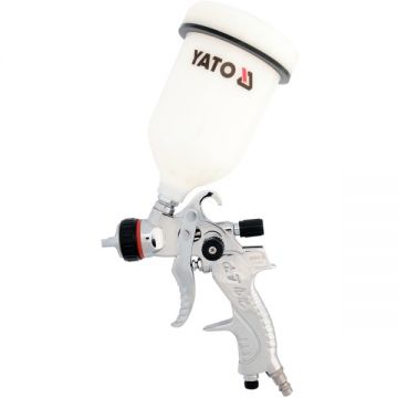 Yato  YT-2340 - Pistol de vopsit pentru compresor 1.4 mm 0.6 l vas din plastic